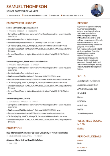 Resume Preview